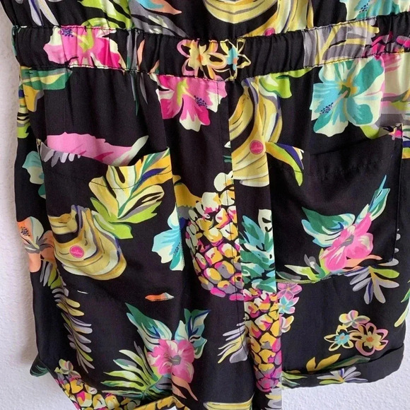 Le Superbe Fruit Salad Belted Romper Size 4 - Picture 6 of 12